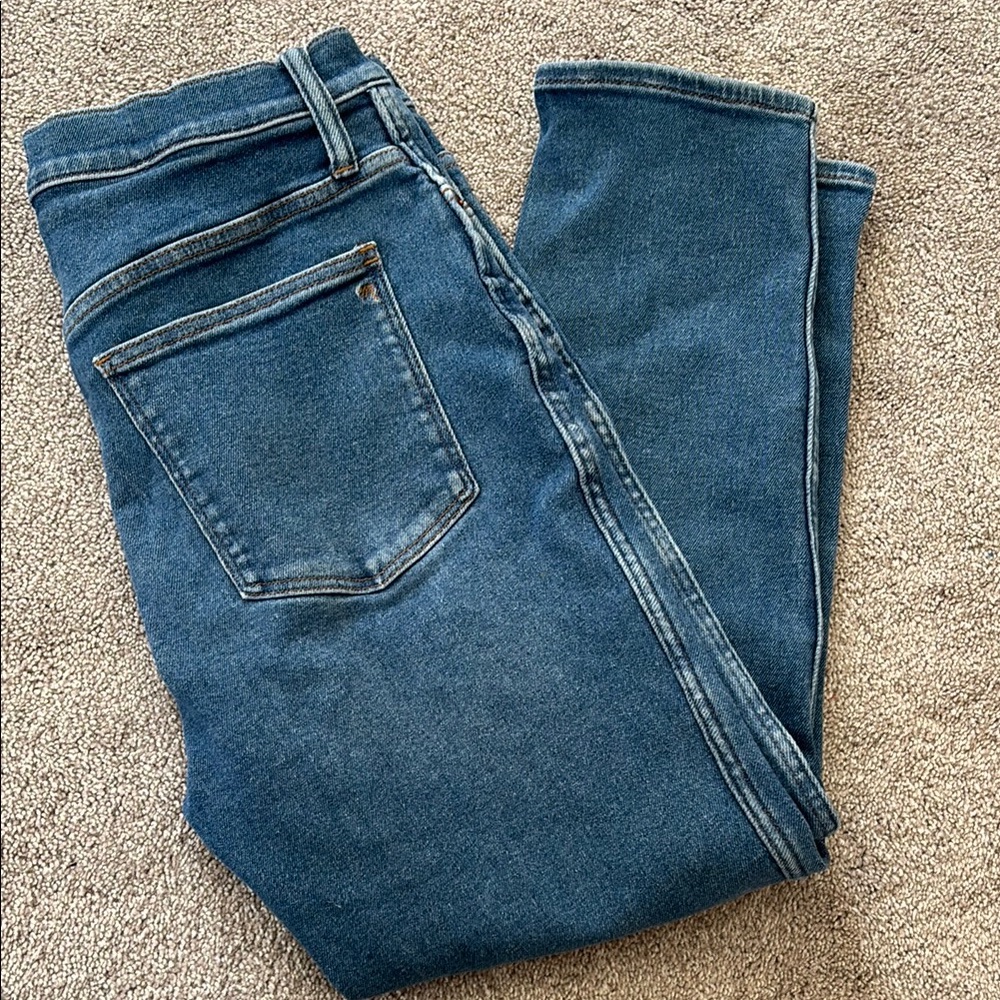 Madewell stovepipe Classic Blue Denim Jeans